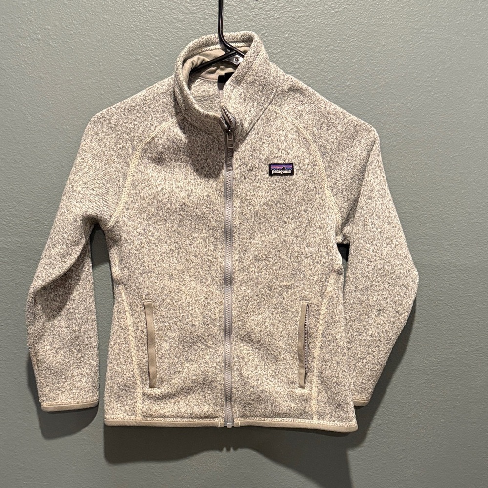 EUC Patagonia Kids Better Sweater Full Zip size M (10)